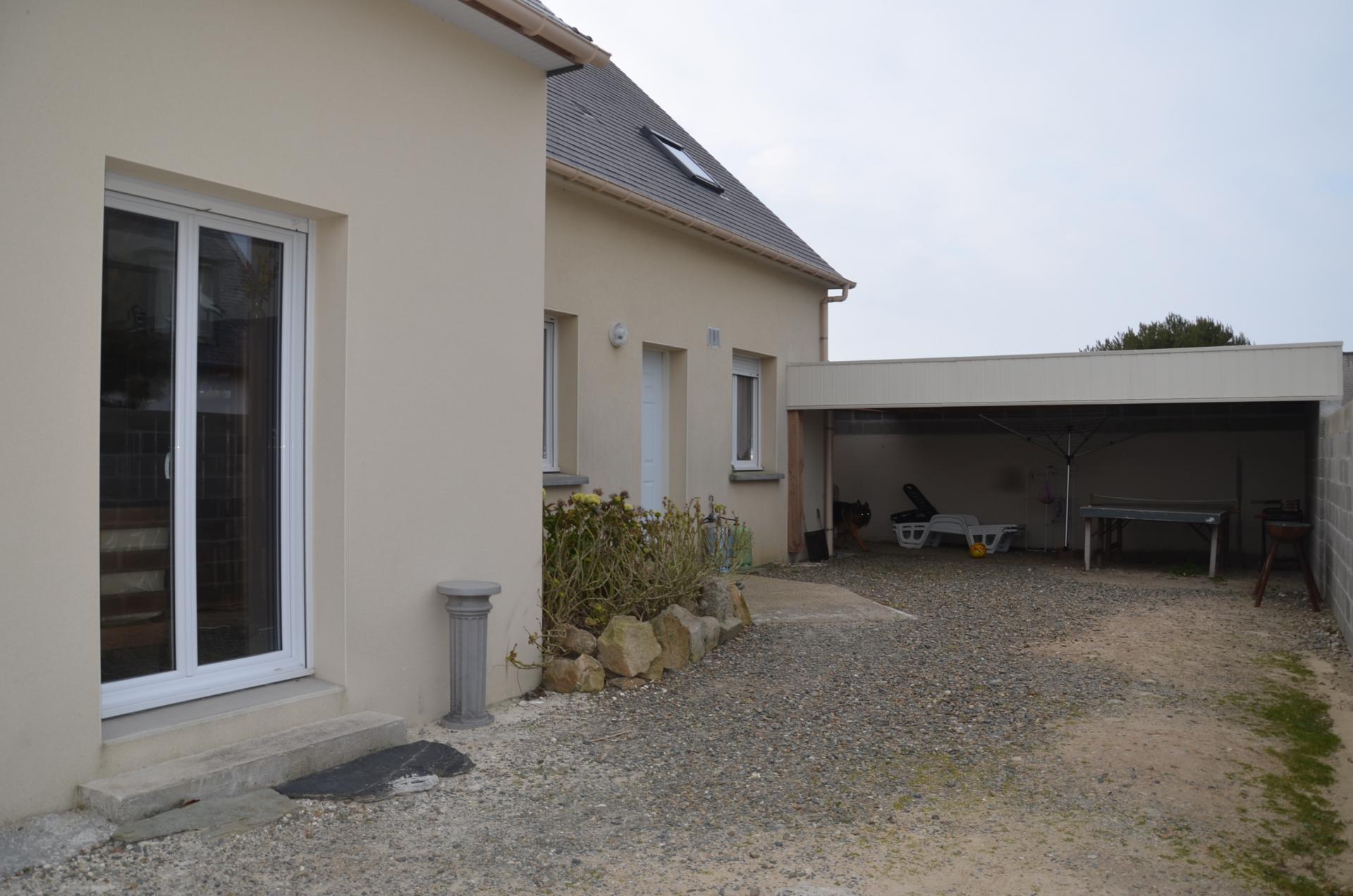 arrière de la maison